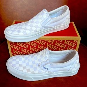 Vans classic slip on white/white